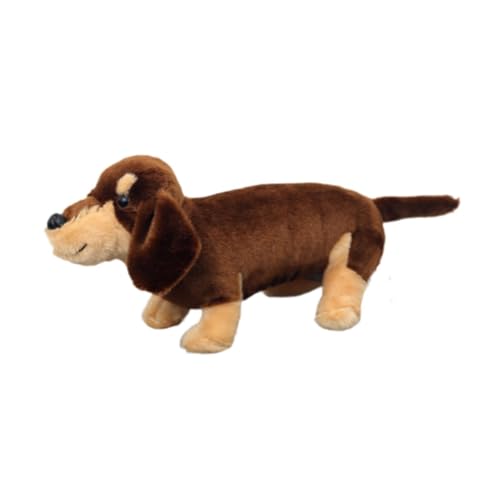 ＡＷＨＡＯ Süßes Plüschtier für Hunde, Stofftiere, Heimdekoration, Schöne, Stofftier, Dackelhund, Kinderspielzeug E, Braun, 30cm von ＡＷＨＡＯ