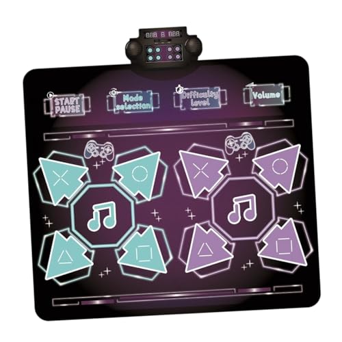 ＡＷＨＡＯ Tanzmatte Spielzeug für Kinder Doppel PK Elektronische Tanzpad Musik Tanz Touch Spielen Mat für Mädchen von ＡＷＨＡＯ