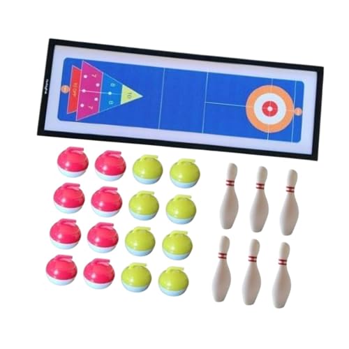 ＡＷＨＡＯ Tisch Lockenspiel, Lustige Familienspiele, Tisch Shuffleboard Tisch, Bowlingal Spiel für, Keine Schachtel von ＡＷＨＡＯ