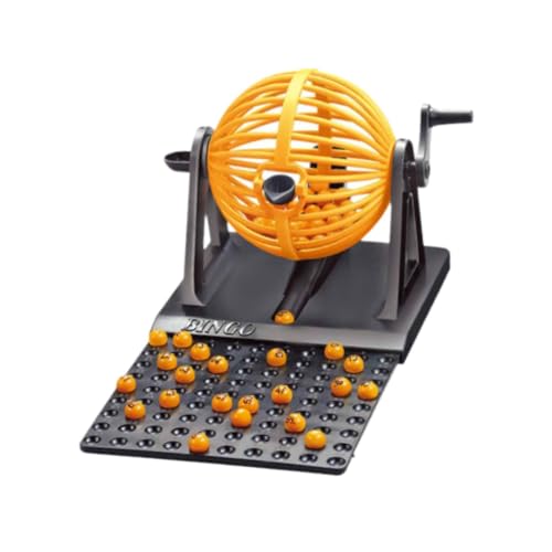 ＡＷＨＡＯ Traditionelles Bingo -Spiel, Lucky Ball Machine Bingo Machine Toy, glückliche Nummer für Festivals von ＡＷＨＡＯ