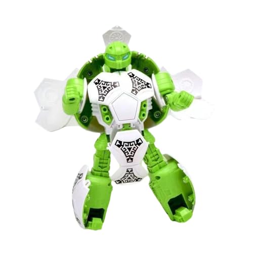 ＡＷＨＡＯ Verwandelndes Roboterspielzeug, Bauspielzeug mit Stiel, Pädagogische Lernaktivitäten, 2 in 1 Design Actionfiguren für Jungen Und Kinder Ab 3 Jahren, Fußball von ＡＷＨＡＯ