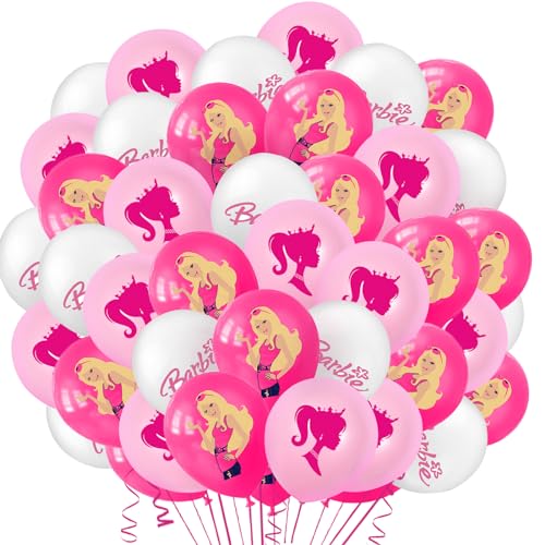 Barb Geburtstag Deko, Barb Deko Geburtstag Mädchen, 42 Stück Rosa Ballon, Luftballon Dekoration, Geburtstags Dekoration, Partyzubehör, Mädchen, Kinder Feste, Baby Partys, Hochzeitsfeiern Barb Geburtstag Deko, Barb Deko Geburtstag Mädchen, 42 Stück Rosa Ballon, Luftballon Dekoration, Geburtstags Dekoration, Partyzubehör, Mädchen, Kinder Feste, Baby Partys, Hochzeitsfeiern von AWOUSUE