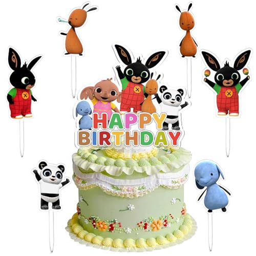 Bunny Cake Topper, 7 Stück Bunny Kuchen Dekoration, Torten Deko, Cupcake Deko, Geburtstags Dekoration, Jungen und Mädchen, Partyzubehör, für Kinder Geburtstage, Hochzeitsfeiern, Baby Partys Bunny Cake Topper, 7 Stück Bunny Kuchen Dekoration, Torten Deko, Cupcake Deko, Geburtstags Dekoration, Jungen und Mädchen, Partyzubehör, für Kinder Geburtstage, Hochzeitsfeiern, Baby Partys von AWOUSUE