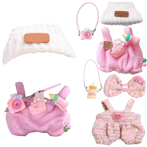Puppenkleidung, 6 Stück Mini Puppen Kleidung Set mit Babytragetuch Schleifen Mützen Flaschentragetuch Kamera Babyflasche, Doll Clothes für Halloween Weihnachten Valentinstag Geburtstag Jahrestag Puppenkleidung, 6 Stück Mini Puppen Kleidung Set mit Babytragetuch Schleifen Mützen Flaschentragetuch Kamera Babyflasche, Doll Clothes für Halloween Weihnachten Valentinstag Geburtstag Jahrestag von AXERHK