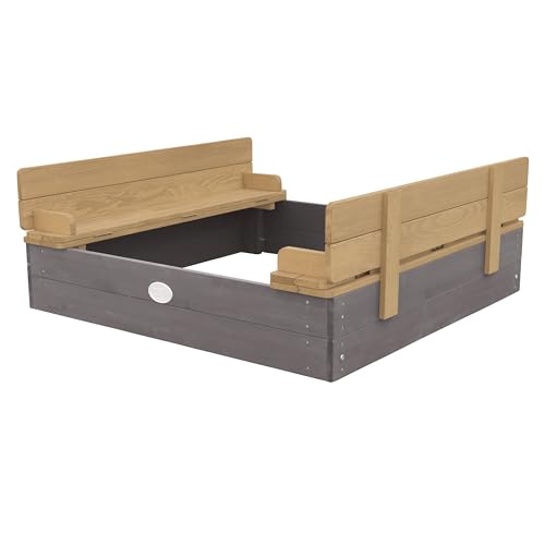 AXI Sandkasten Ella aus Holz mit Deckel | Sand Kasten in Grau mit Sitzbank & Abdeckung für Kinder | 100 x 95 cm. AXI Sandkasten Ella aus Holz mit Deckel | Sand Kasten in Grau mit Sitzbank & Abdeckung für Kinder | 100 x 95 cm. von AXI