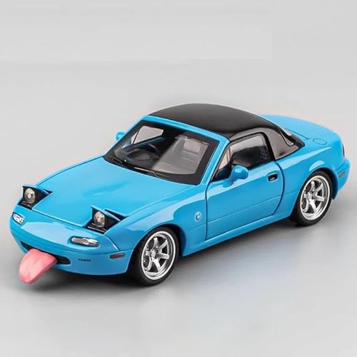 AXIAOLIN Autoliebhaber 1:32 MX5 MX-5 RX7 Legierung Druckguss Spielzeug Auto Modell Sound Und Licht Zurückziehen Kinder Spielzeug Sammlerstücke Geburtstag Geschenk(MX5 Blue) von AXIAOLIN