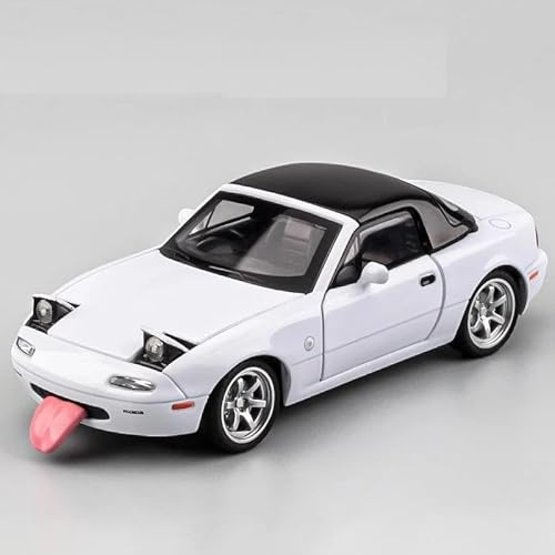 AXIAOLIN Autoliebhaber 1:32 MX5 MX-5 RX7 Legierung Druckguss Spielzeug Auto Modell Sound Und Licht Zurückziehen Kinder Spielzeug Sammlerstücke Geburtstag Geschenk(MX5 White) von AXIAOLIN