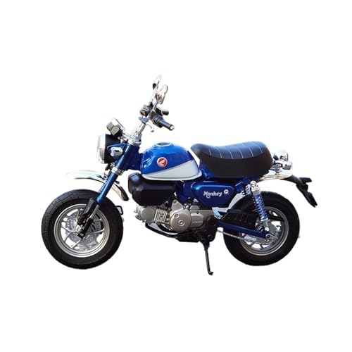 AXIAOLIN Für 1monkey125 Legierung Motorrad Modell Simulation Legierung Motorrad Legierung Motorrad Fertig Legierung Ornamente(Blue) von AXIAOLIN