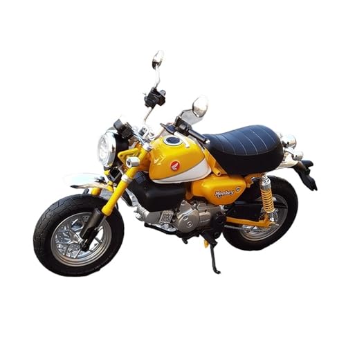 AXIAOLIN Für 1monkey125 Legierung Motorrad Modell Simulation Legierung Motorrad Legierung Motorrad Fertig Legierung Ornamente(Yellow) von AXIAOLIN