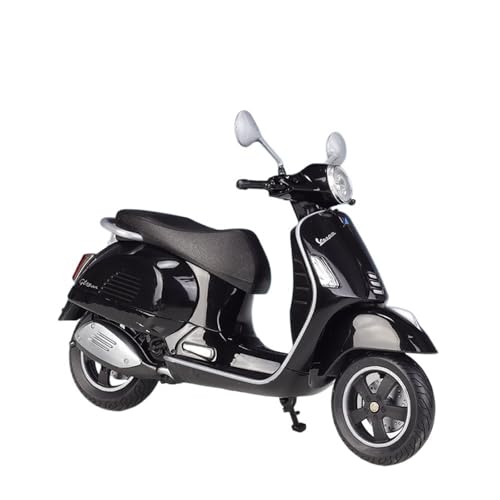 AXIAOLIN Für 2020Vespa GTS Simulation Legierung Motorrad Legierung Motorrad Fertig Legierung Ornamente(Black) von AXIAOLIN