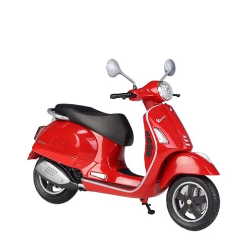 AXIAOLIN Für 2020Vespa GTS Simulation Legierung Motorrad Legierung Motorrad Fertig Legierung Ornamente(Red) von AXIAOLIN