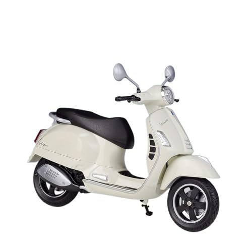 AXIAOLIN Für 2020Vespa GTS Simulation Legierung Motorrad Legierung Motorrad Fertig Legierung Ornamente(White) von AXIAOLIN