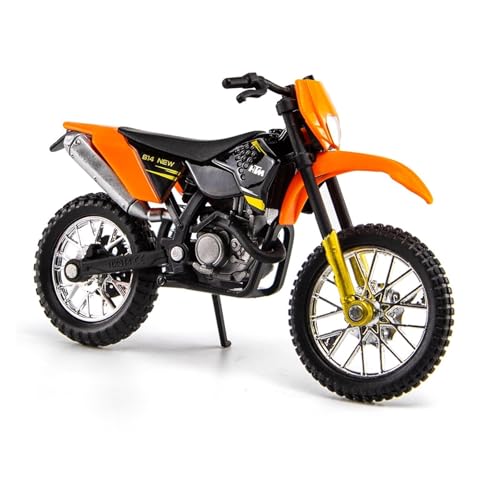 AXIAOLIN Für 450 SX-F Off-Road Motorrad Simulation Legierung Auto Legierung Motorrad Fertig Legierung Ornamente(Orange) von AXIAOLIN