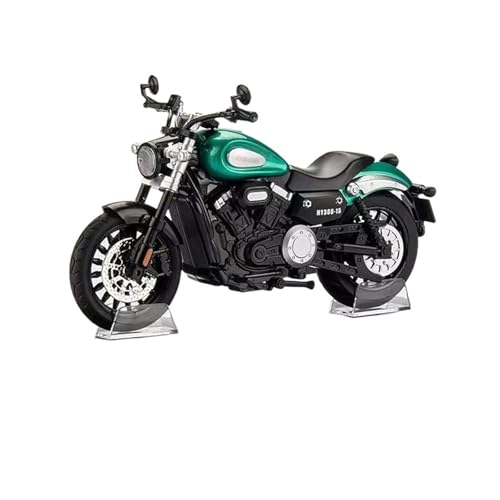 AXIAOLIN Für Benda Chinchilla 300 Simulation Legierung Motorrad Legierung Motorrad Fertig Legierung Ornamente(Green) von AXIAOLIN