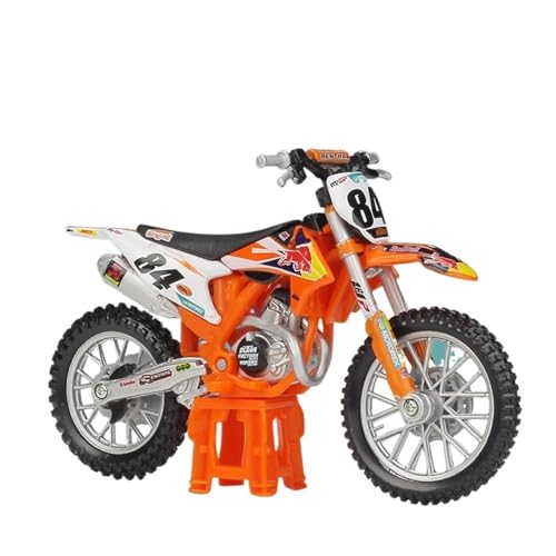 AXIAOLIN Für KTM450RALLY Rennwagen-Simulation, Legierung, Auto, Legierung, Motorrad, Fertige Legierung, Ornamente(Orange) von AXIAOLIN