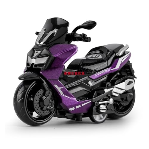 AXIAOLIN Für Pedal Motorrad Simulation Legierung Auto Legierung Motorrad Fertig Legierung Ornamente(Purple) von AXIAOLIN