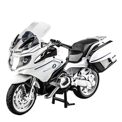 AXIAOLIN Für R1250bt Motorrad Simulation Legierung Motorrad Legierung Motorrad Fertig Legierung Ornamente(White) von AXIAOLIN