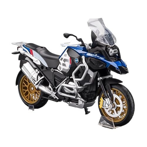 AXIAOLIN Für R1250gs Motorrad Simulation Legierung Motorrad Legierung Motorrad Fertig Legierung Ornamente(Blue) von AXIAOLIN