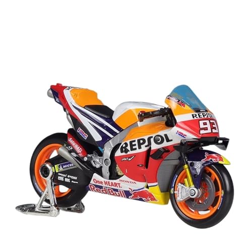 AXIAOLIN Für RC213V 2021 Saison Moto GP Simulation Legierung Auto Legierung Motorrad Fertig Legierung Ornamente(93) von AXIAOLIN