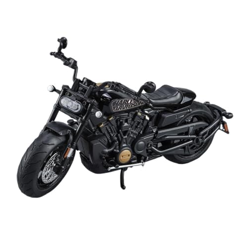 AXIAOLIN Für Sportster Legierung Motorrad Simulation Legierung Motorrad Legierung Motorrad Fertig Legierung Ornamente(Black) von AXIAOLIN