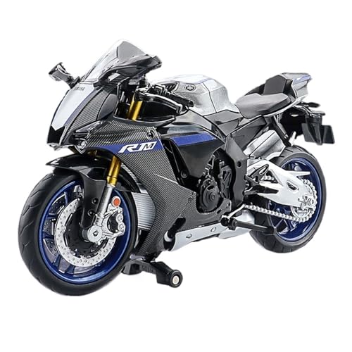 AXIAOLIN Für YZF-R1M City Alloy Motorradsimulation Legierung Autolegierung Motorrad Fertiglegierung Ornamente(Silver) von AXIAOLIN