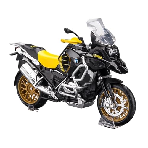 AXIAOLIN for R1250GS Waterfowl Motorcycle Simulation Alloy Car Alloy Motorcycle Finished Alloy Ornaments(Yellow) von AXIAOLIN