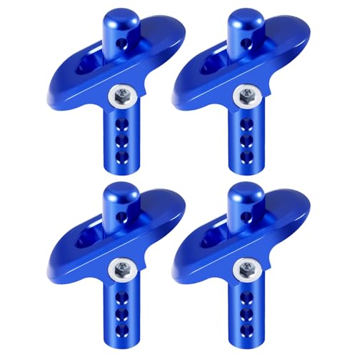 AXspeed 1 Set vordere und hintere Karosseriepfostenhalterung, Aluminium, Upgrade-Teile für 1:8 ARRMA VENDETTA 3S RC Auto, Blau AXspeed 1 Set vordere und hintere Karosseriepfostenhalterung, Aluminium, Upgrade-Teile für 1:8 ARRMA VENDETTA 3S RC Auto, Blau von AXspeed
