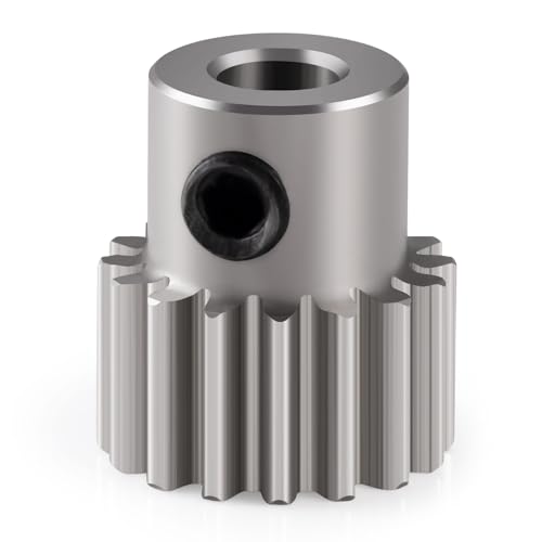 AXspeed 1 x 3,17 mm Motorgetriebe, 0,5 m/16 Zähne, Edelstahl-Getriebe für ferngesteuerte Autos, LKWs und Geländewagen AXspeed 1 x 3,17 mm Motorgetriebe, 0,5 m/16 Zähne, Edelstahl-Getriebe für ferngesteuerte Autos, LKWs und Geländewagen von AXspeed