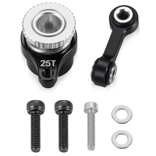 AXspeed 25T Servo Horn Arm mit Lenkgestänge für Arrma 1/18 Granit Grom Typhon Grom & 1/14 Mini Mojave Grom 2S RC Auto AXspeed 25T Servo Horn Arm mit Lenkgestänge für Arrma 1/18 Granit Grom Typhon Grom & 1/14 Mini Mojave Grom 2S RC Auto von AXspeed