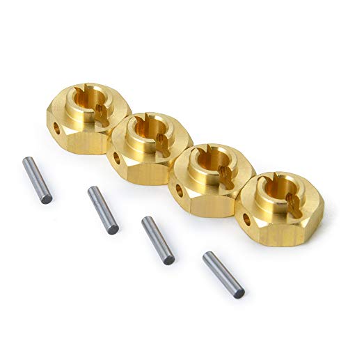 AXspeed 4 Stück Hex Wheel Hubs 5mm Offset für 1:10 Axial Capra SCX10 III AXI03007 RC Car von AXspeed