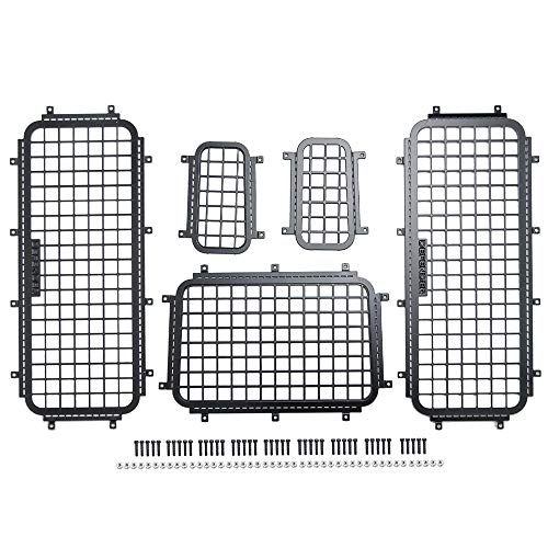 AXspeed Metal Window Mesh Protective Net Kit for 1/10 RC TRX-4 TRX4 RC Car von AXspeed