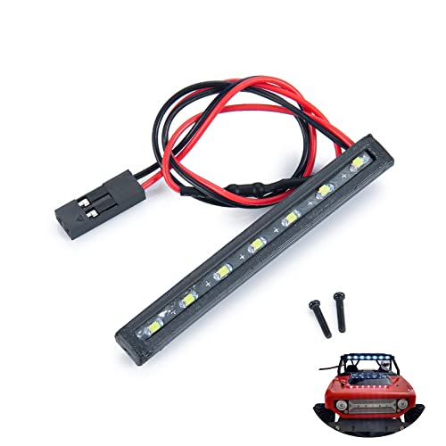 AXspeed RC LED Light Bar Dachlampen-Scheinwerfer-Kit für Axial SCX24 AXI90081 Deadbolt 1:24 Crawler Car Upgrade Zubehör von AXspeed