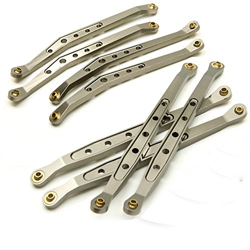 1 Satz Alu-Legierung Obere & Untere Aufhängung Links Für Wraith AXIAL 1/10 RC Crawler Auto Titan #A 1 Satz Alu-Legierung Obere & Untere Aufhängung Links Für Wraith AXIAL 1/10 RC Crawler Auto Titan #A von AXspeed