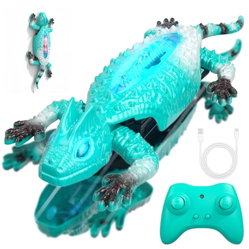 Ferngesteuertes Gecko Wandflitzer, Wiederaufladbare RC Stunt Kletter Auto mit LED Licht, Ferngesteuertes Roboter Kinder, RC Spielzeug Geschenke für Jungen und Mädchen ab 5 6 7 8 9 10 11 12 Jahren Ferngesteuertes Gecko Wandflitzer, Wiederaufladbare RC Stunt Kletter Auto mit LED Licht, Ferngesteuertes Roboter Kinder, RC Spielzeug Geschenke für Jungen und Mädchen ab 5 6 7 8 9 10 11 12 Jahren von AYIQUTY