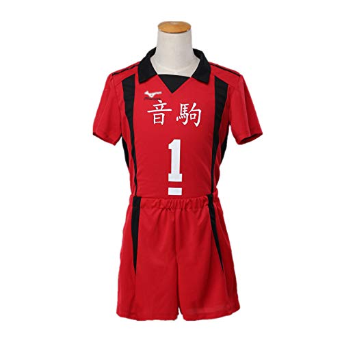 AYJK7 Haikyuu Nekoma High School Kozume Kenma Kuroo Tetsurou Cosplay Kostüm Volleyball Uniform Trikot, Kuroo Tetsurou, M von AYJK7