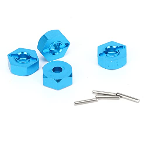 AYNEFY Sechskant-Naben-Mutterstifte, aus Aluminiumlegierung, Geeignet für WLtoys 1/14 144001 RC-Car (Blau 1266B) von AYNEFY