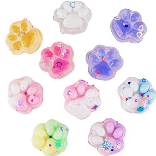 AYNKH 10 Stück Squishy Mini Cat's Paw, Tabasco Squishy Toys, Fufu Squishy Toys, Stress Relief, Kinder, Erwachsene, Christmas, Children's Day, Birthday Gifts AYNKH 10 Stück Squishy Mini Cat's Paw, Tabasco Squishy Toys, Fufu Squishy Toys, Stress Relief, Kinder, Erwachsene, Christmas, Children's Day, Birthday Gifts von AYNKH