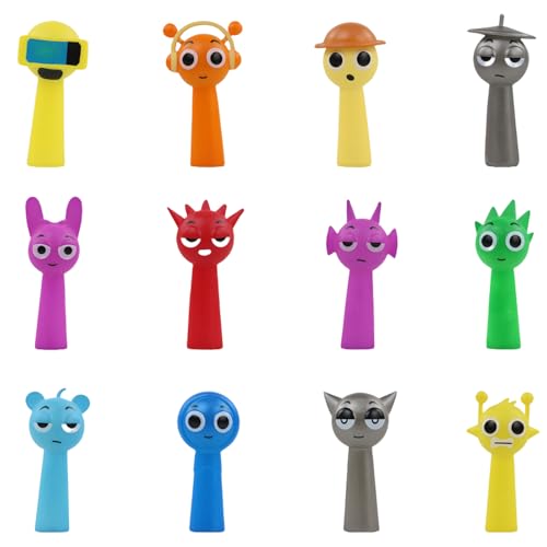 AYNKH 12 Stück Sprunki Spielzeugfiguren, Sprunki Figuren, Bunte Sprunki Action Figures für Kinder und Spielefans, für Sammel Weihnachten und Geburtstage AYNKH 12 Stück Sprunki Spielzeugfiguren, Sprunki Figuren, Bunte Sprunki Action Figures für Kinder und Spielefans, für Sammel Weihnachten und Geburtstage von AYNKH
