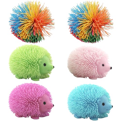 AYNKH 2 Kugeln, 4 Quastenspielzeug, Igel-Spielzeug, bunt, mehrreihig, Fidget Toys, Fufu Squishy Spielzeug, Taba Squishy Spielzeug, Stressreduzierung, Weihnachten, Kinder, Geburtstagsgeschenke AYNKH 2 Kugeln, 4 Quastenspielzeug, Igel-Spielzeug, bunt, mehrreihig, Fidget Toys, Fufu Squishy Spielzeug, Taba Squishy Spielzeug, Stressreduzierung, Weihnachten, Kinder, Geburtstagsgeschenke von AYNKH