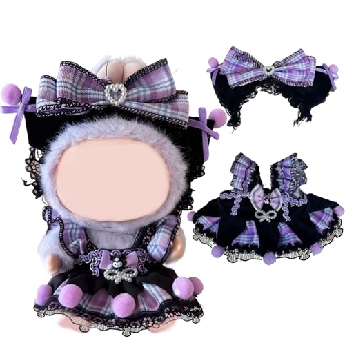 AYNKH 2 Puppenkleider, Passend für 17cm Puppenkleider, Farbe Lila AYNKH 2 Puppenkleider, Passend für 17cm Puppenkleider, Farbe Lila von AYNKH