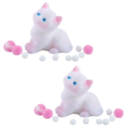 AYNKH 2PCS Katze Squishy Spielzeug,Katzenpfoten Squishy,Squeeze Toy,Dehnbare Katze Stress Reliever, Simulierte Katze Tier Spielzeug für Erwachsene Teenager Kinder Party Geburtstag Geschenk von AYNKH