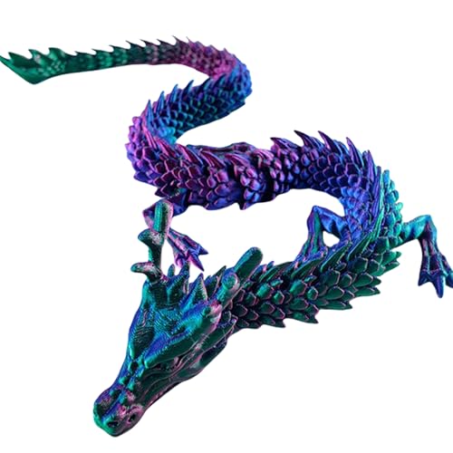 AYNKH Drache mit 3D-Druck, Anti-Stress-Spielzeug mit vollständiger Gelenkbeweglichkeit, dekorative Tierstatue, für Büro, 23,6 Zoll, Spielzeug für Erwachsene und Kinder, Büro, Party AYNKH Drache mit 3D-Druck, Anti-Stress-Spielzeug mit vollständiger Gelenkbeweglichkeit, dekorative Tierstatue, für Büro, 23,6 Zoll, Spielzeug für Erwachsene und Kinder, Büro, Party von AYNKH