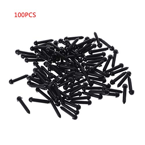 AYPOHU 100 Stücke 3mm/4mm/5mm/6mm Für Puppet Kunststoff Schwarz Pin Sicherheits Augen Für Han von AYPOHU