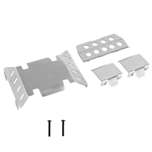 AYPOHU Fernbedienung Auto Unterfahrschutz Metall Zubehör Für 1/10 Fernbedienung Crawler Auto Für Fernbedienung Crawler Teile von AYPOHU