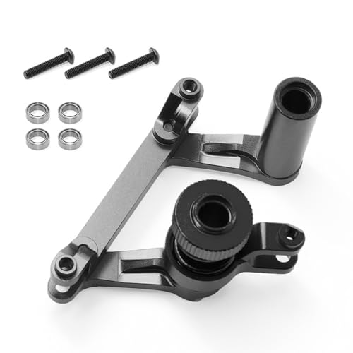 AYPOHU Lenkung Für 1/10 Skala Fernbedienung Auto Aluminium Legierung Lenkung Bellcrank Servo Arm Link Modell Auto Zubehör von AYPOHU