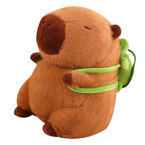 AYPOHU Modische Weiche Capybaras Plüschpuppen Stilvolles Schlafzimmer Und Wohnzimmer Dekoratives Modisches Tragbares Accessoire Für Kinder von AYPOHU