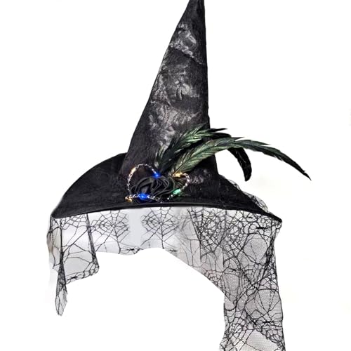 AYPOHU Vampire Halloween Hüte Bühnenaufführungen Multifunktionale Hexenhut Erwachsene Dress Up Party Versorgung von AYPOHU