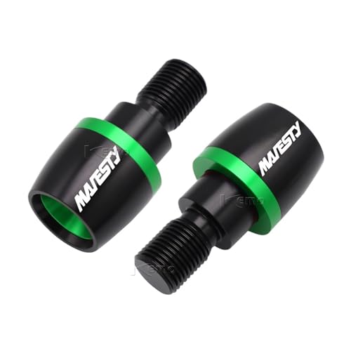 AYUNCAI Für Yamaha Majesty 400 Majesty400 2004-2011 2010 2009 2008 2007 2006 Motorräder Lenker Griffe Stecker Slider Griff Bar Enden(Army Green) von AYUNCAI