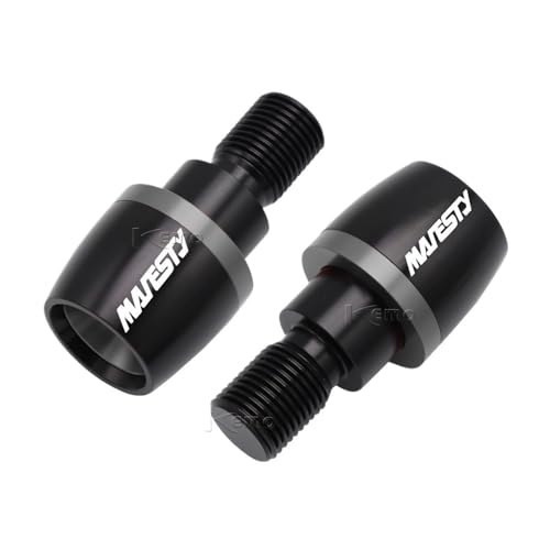 AYUNCAI Für Yamaha Majesty 400 Majesty400 2004-2011 2010 2009 2008 2007 2006 Motorräder Lenker Griffe Stecker Slider Griff Bar Enden(Gray) von AYUNCAI