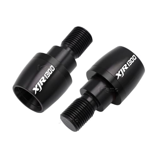 AYUNCAI Für Yamaha XJR 1300 XJR1300 1999-2016 2015 2014 2013 2012 2011 2010 Motorräder Lenker Griffe Stecker Slider Griff Bar Enden(Black) von AYUNCAI